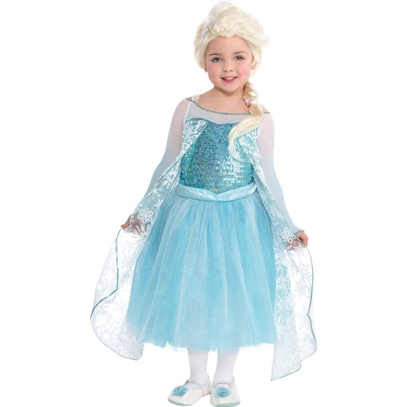 DISNEY FROZEN PREMIER ELSA COSTUME DRESS US:8-10 - Picture 2 of 2